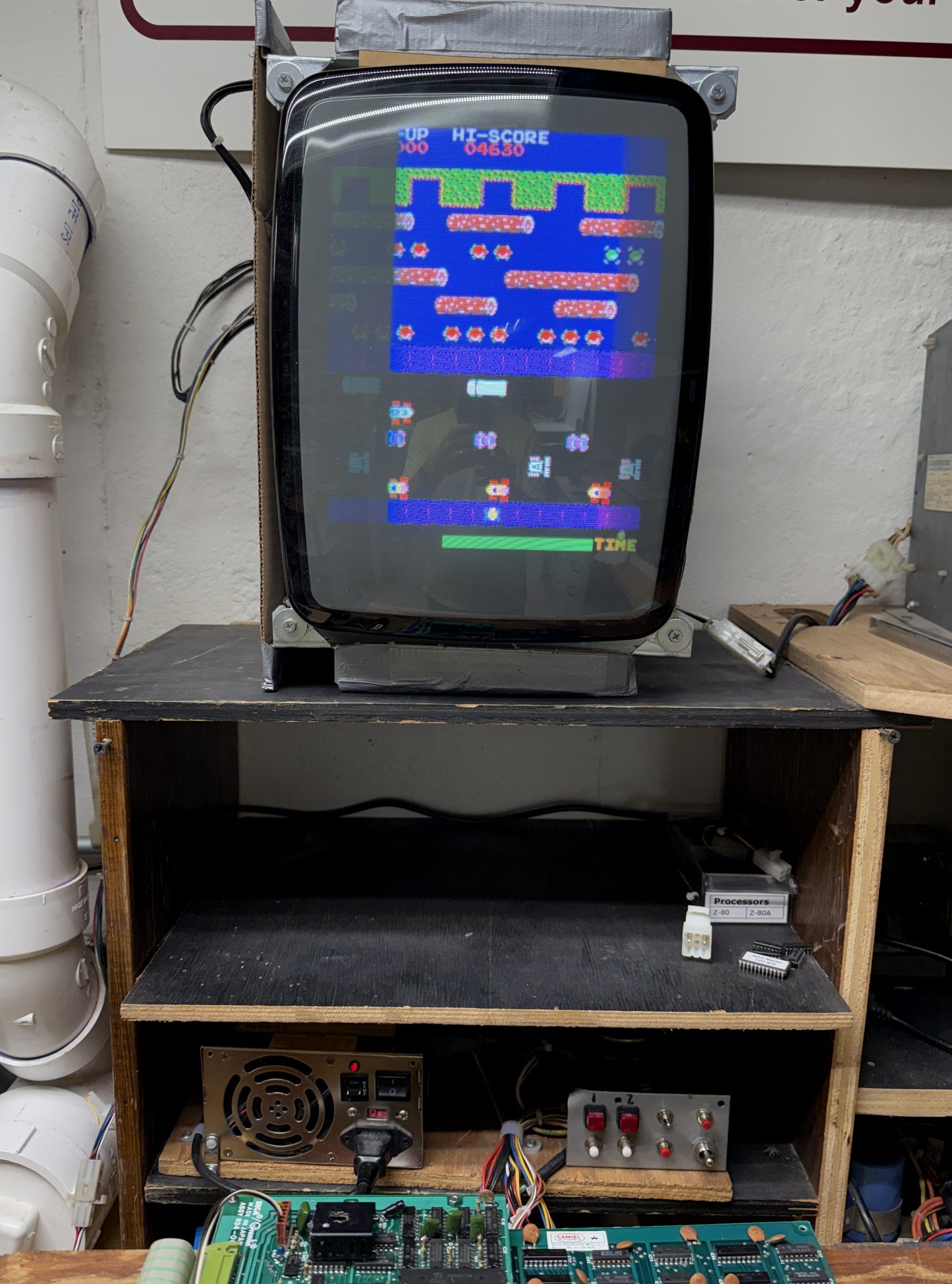 Frogger Circuit Board, Working