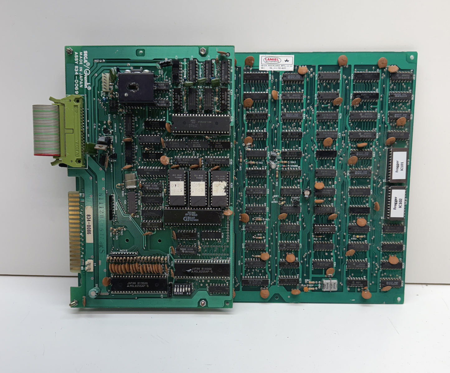 Frogger Circuit Board, Working