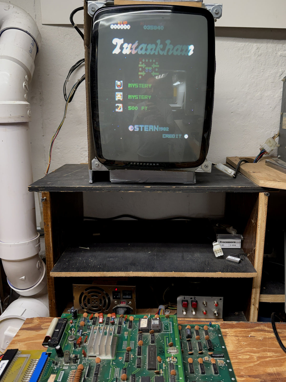 Tutankham Circuit Board, Works