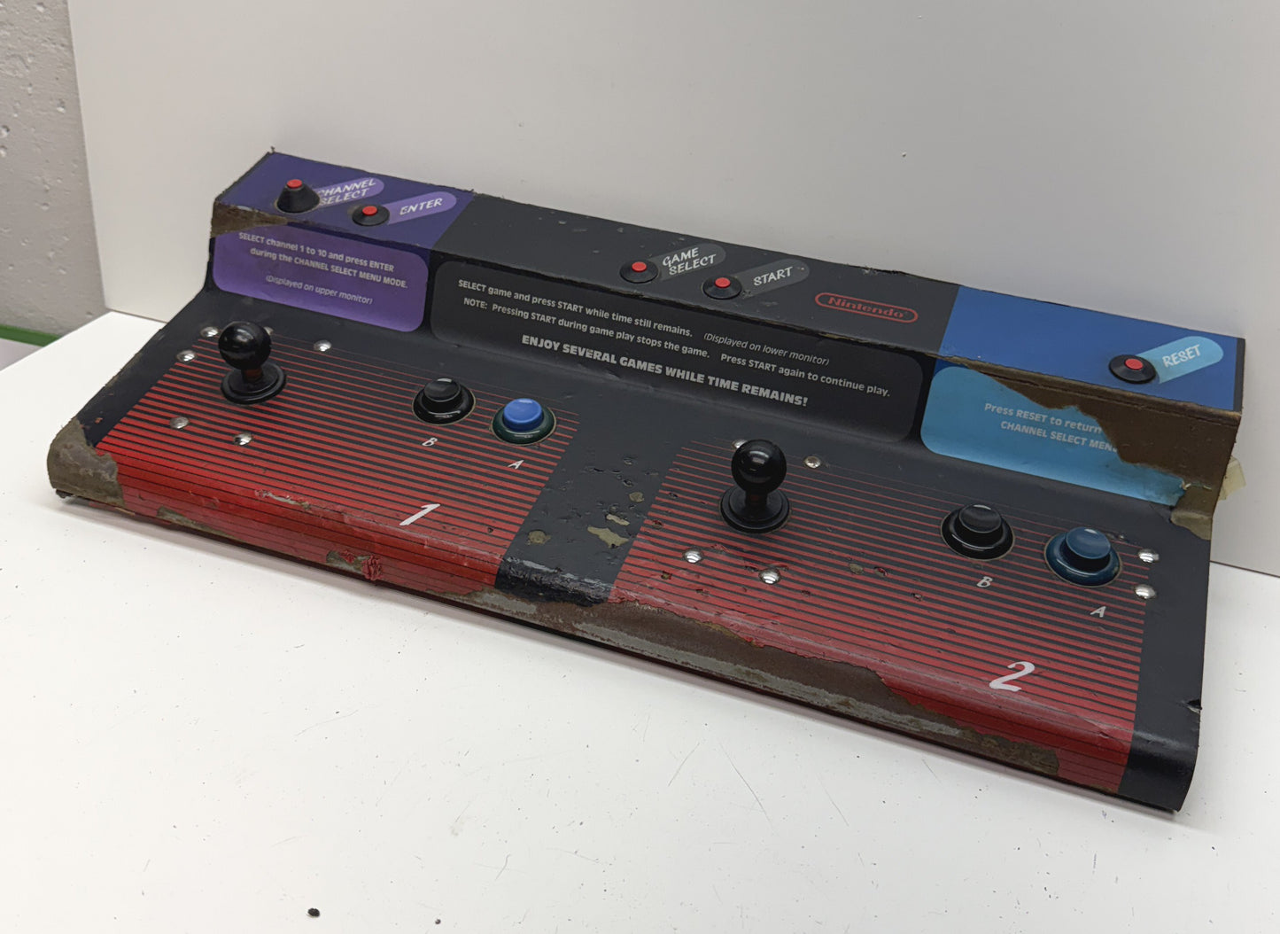 PlayChoice-10 Dual Monitor Control Panel for Restoration