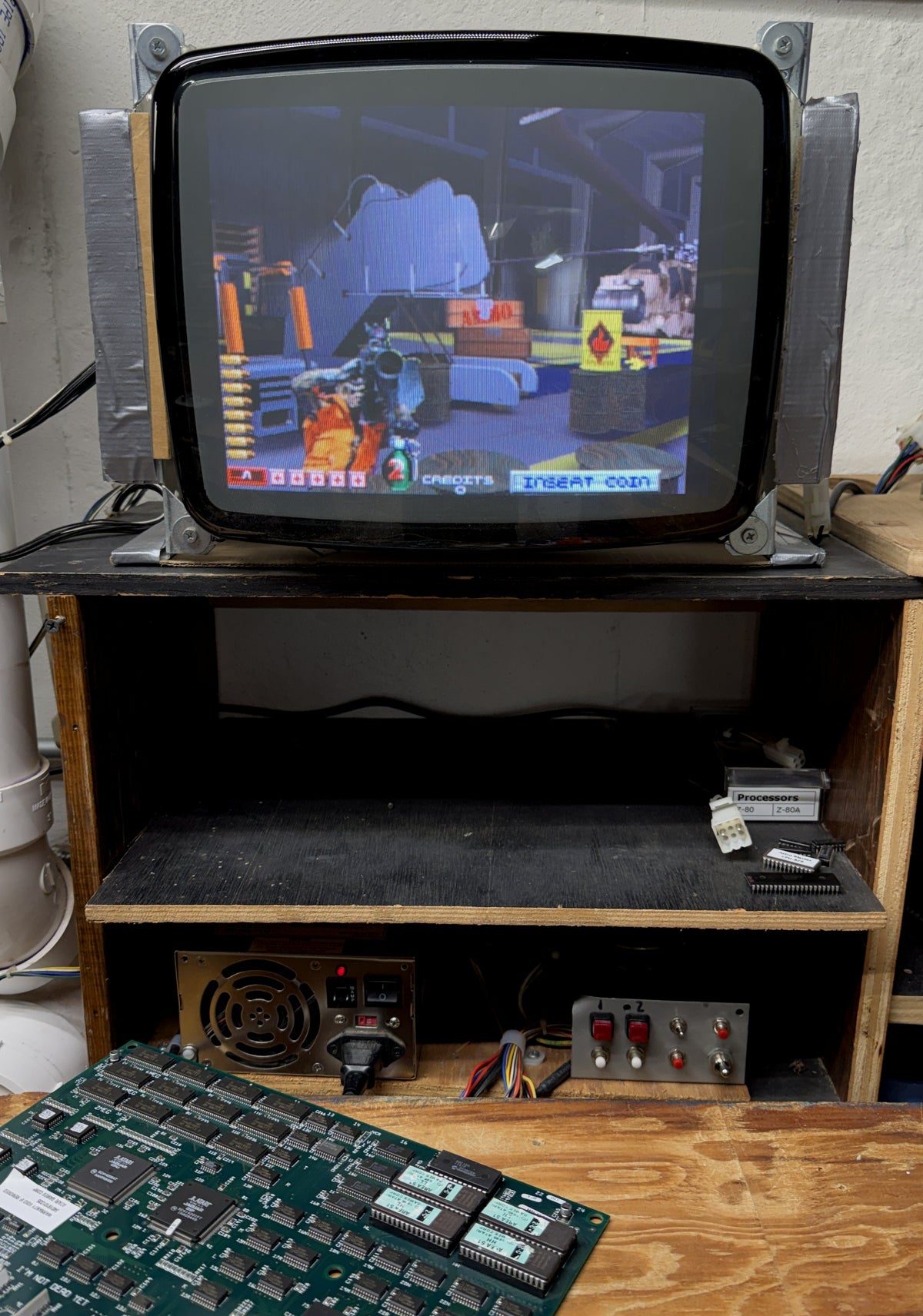 Area 51 Jamma Circuit Board, Working