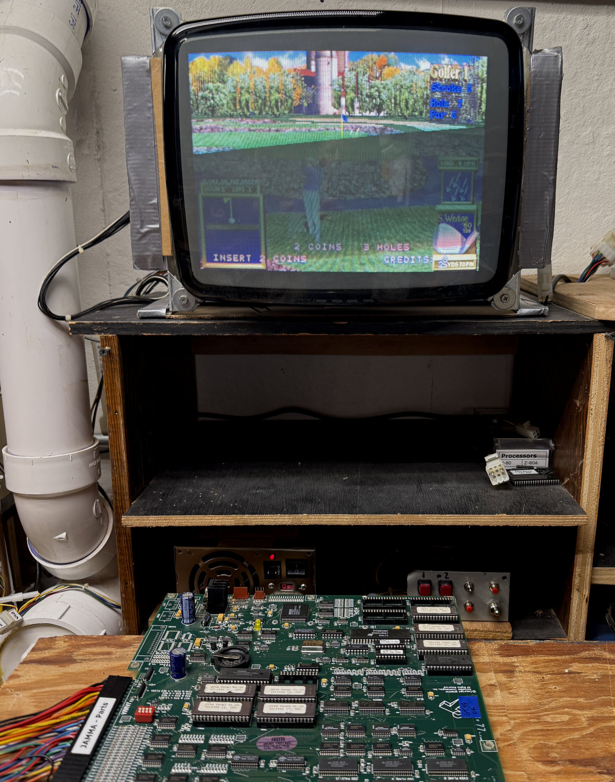 Golden Tee '98 Circuit Board, Works