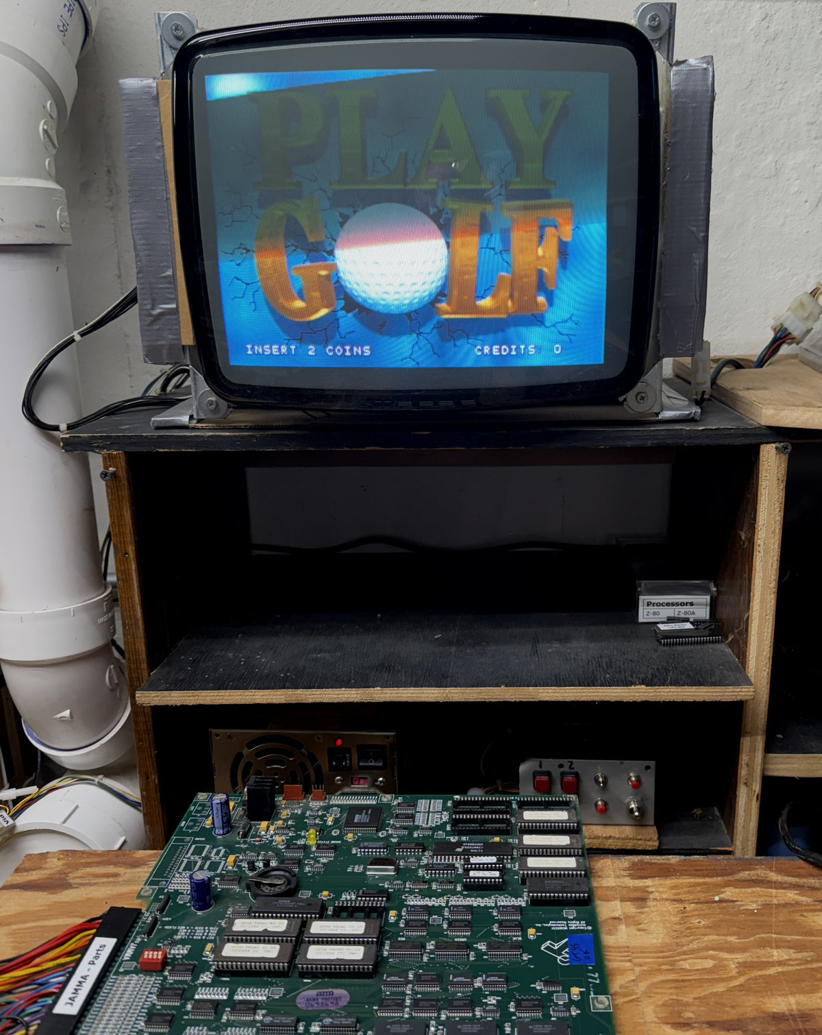 Golden Tee '98 Circuit Board, Works