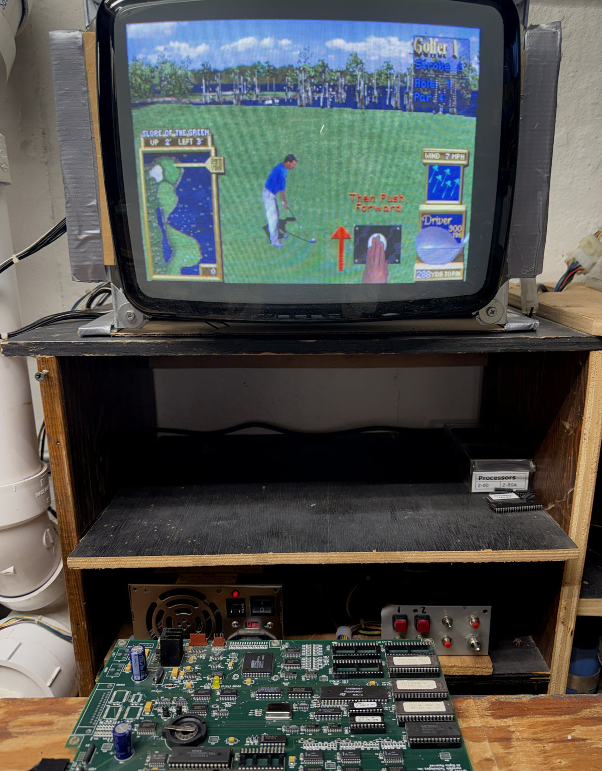 Golden Tee '98 Circuit Board, Works