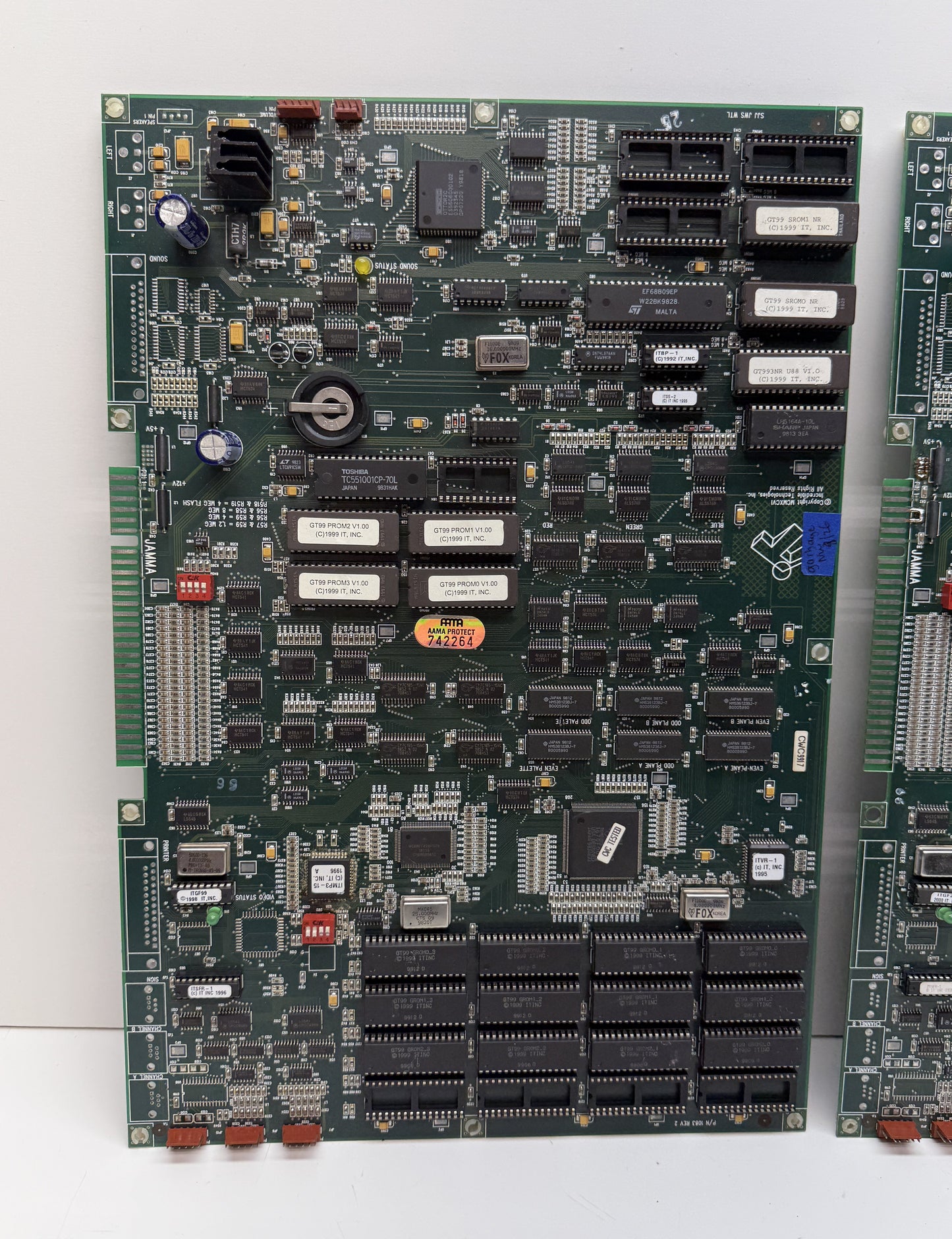 Golden Tee '99 and 2K Circuit Boards for Repair