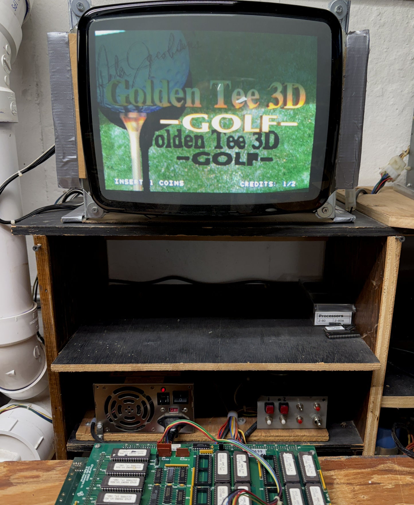 Golden Tee 3D Golf Circuit Board, Works