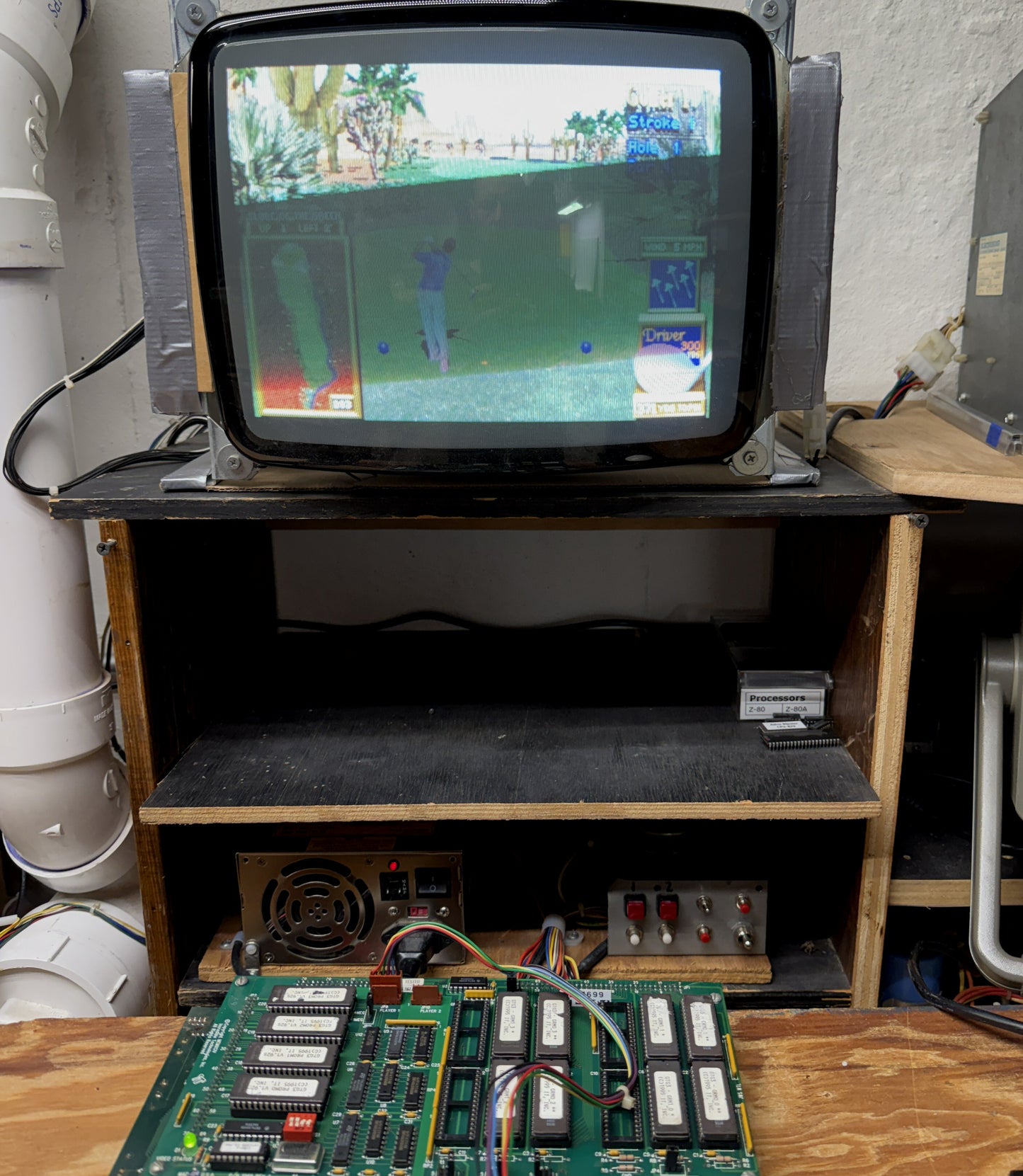 Golden Tee 3D Golf Circuit Board, Works
