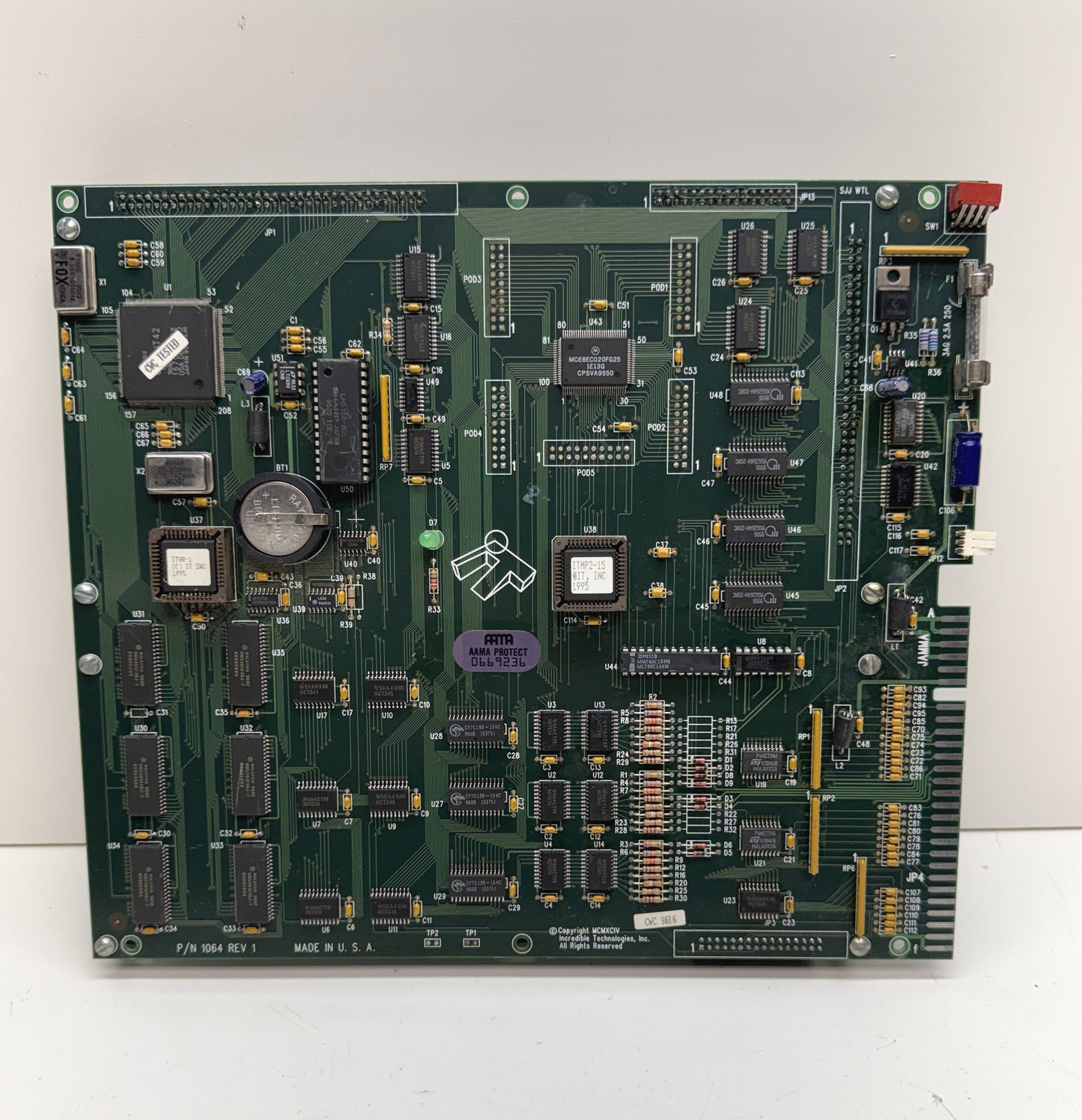 Golden Tee 3D Golf Circuit Board, Works