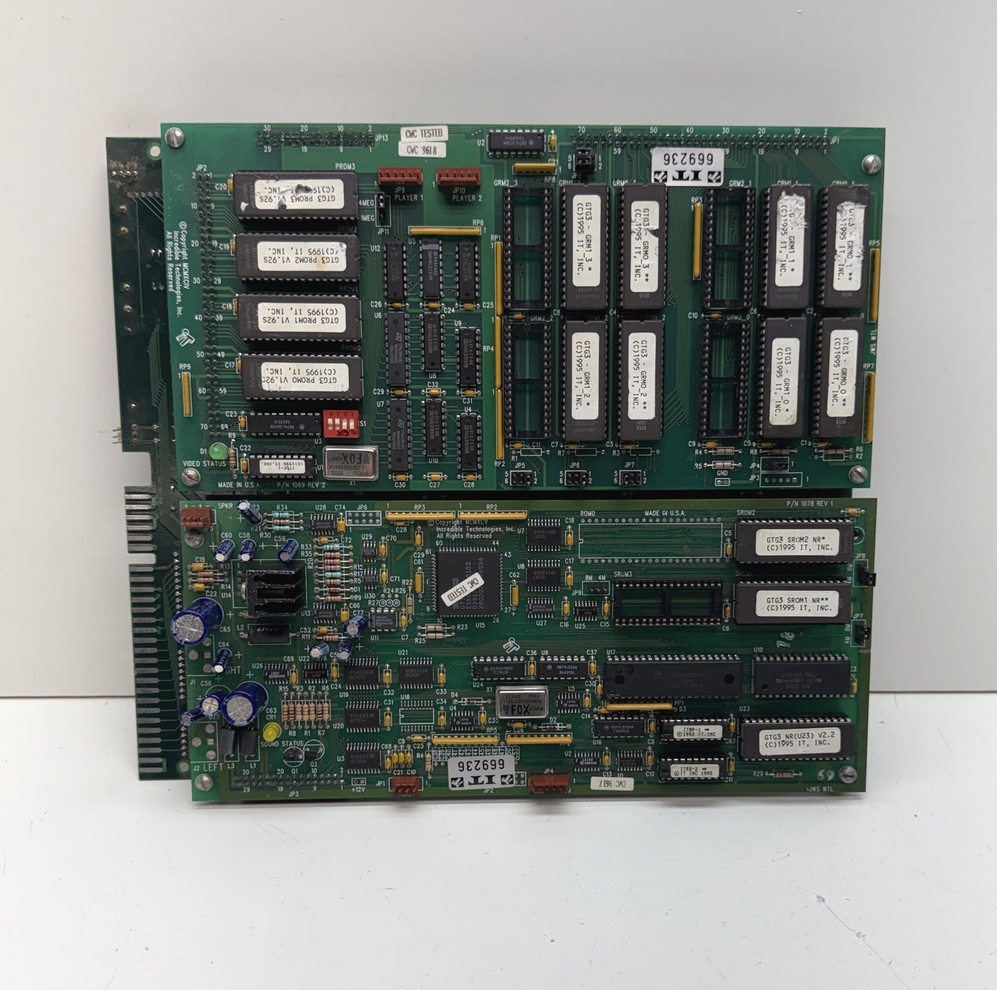 Golden Tee 3D Golf Circuit Board, Works