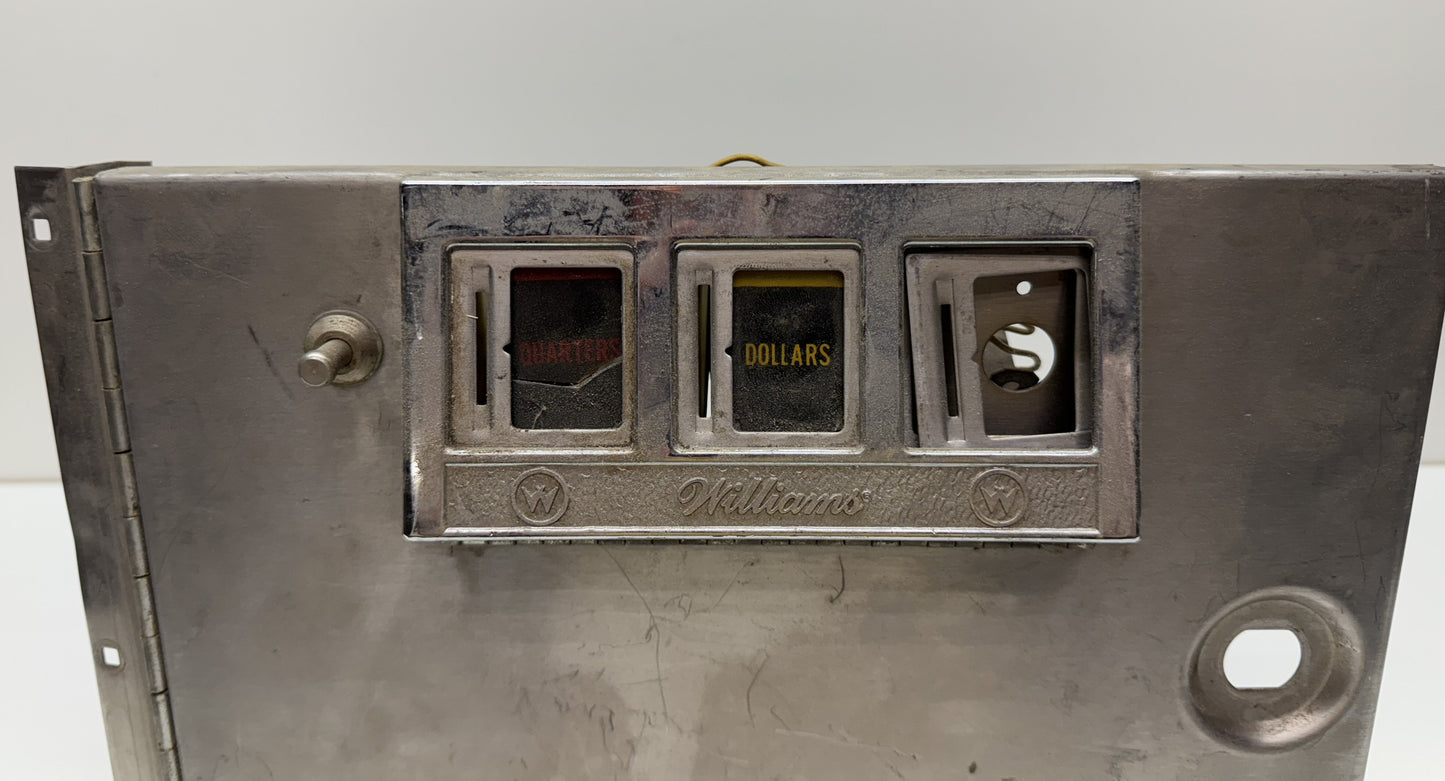 Williams 3-Slot Early Coin Door, No Frame