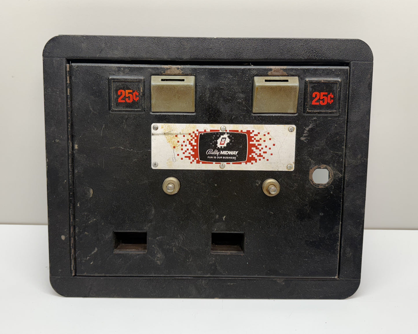 Bally Midway 2-Slot Coin Door, Complete