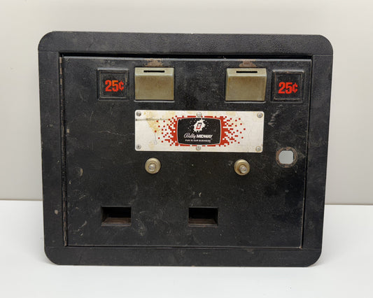 Bally Midway 2-Slot Coin Door, Complete