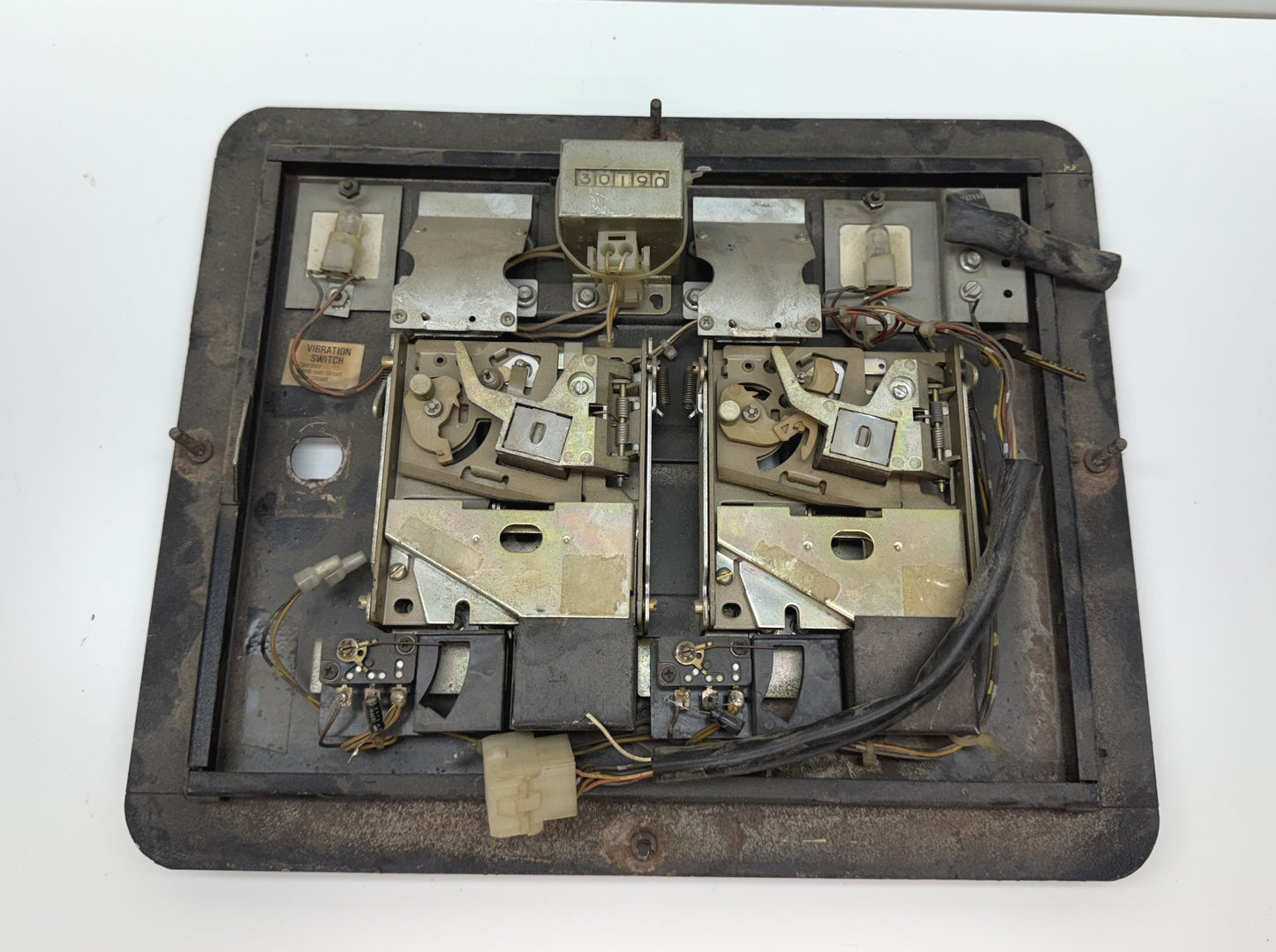 Bally Midway 2-Slot Coin Door, Complete