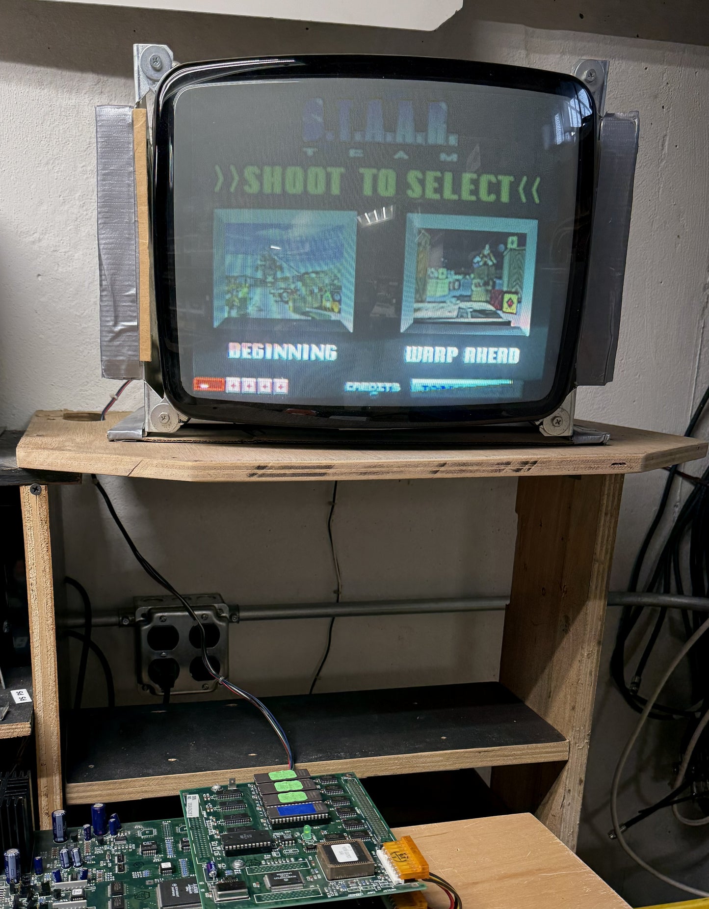 Area 51 Jamma Circuit Board, Working