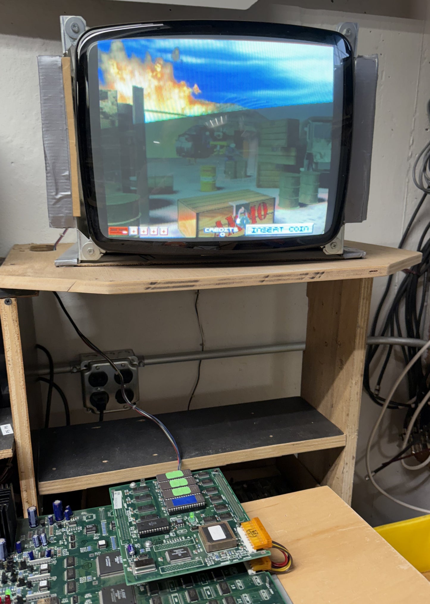 Area 51 Jamma Circuit Board, Working