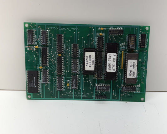 Super ABC Two-Bit Pac-Man Multigame Board (Partial)