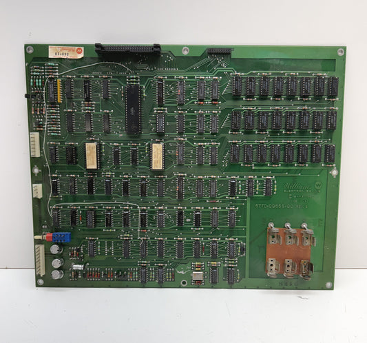 Williams CPU Board, Rev. B,  (Robotron, Joust, Stargate) Working