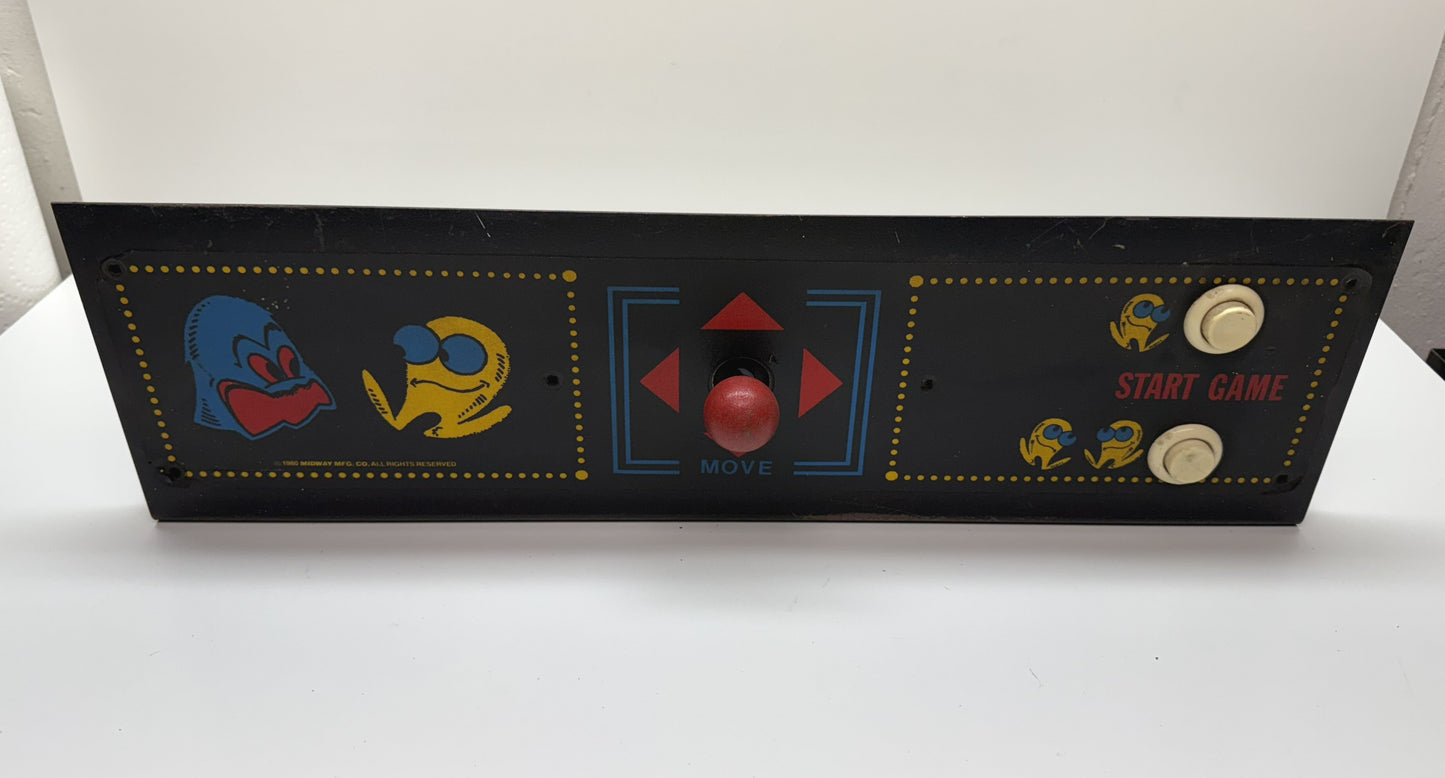 Pac-Man Upright Control Panel