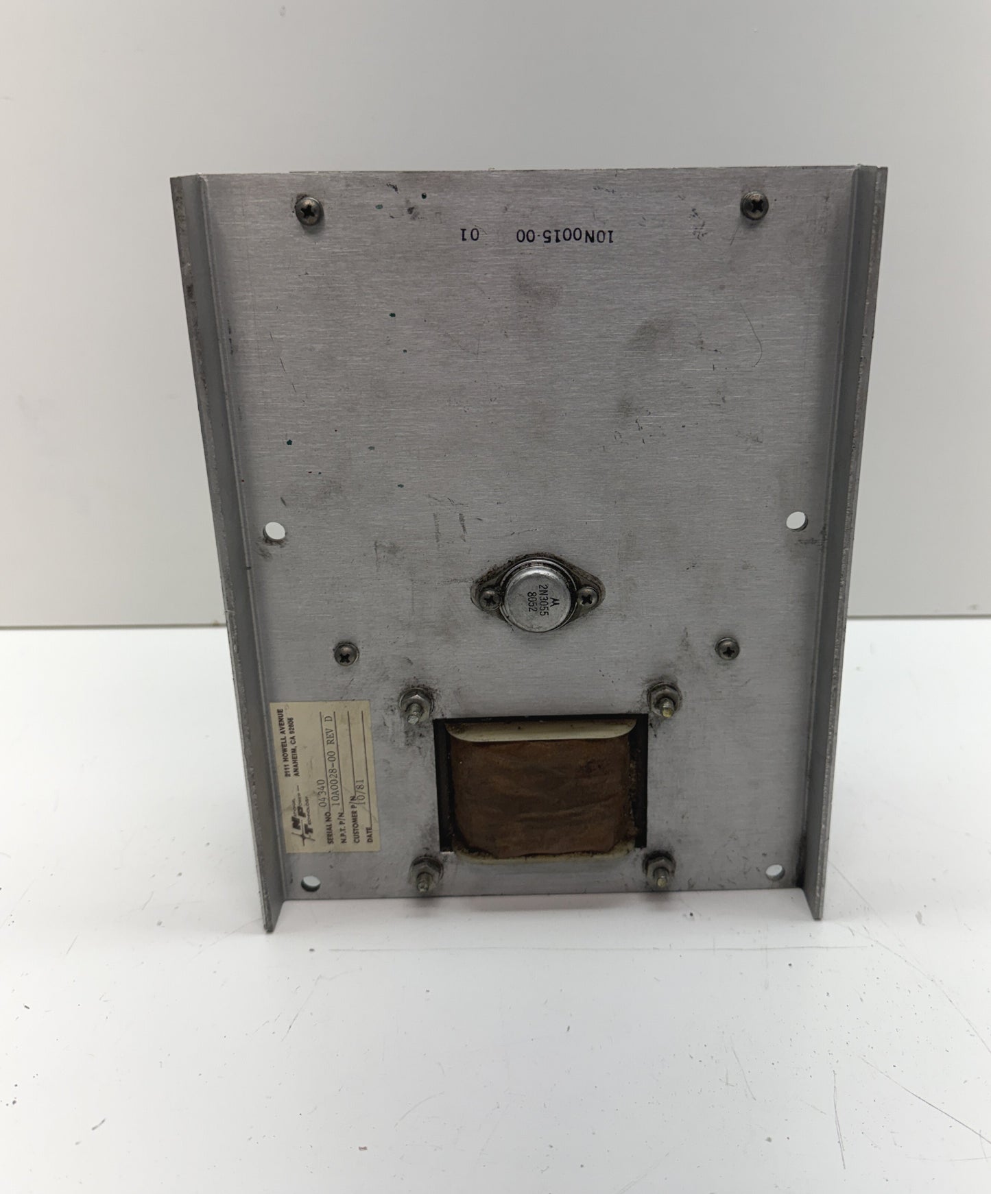 Dragon's Lair Power Supply Assembly / Transformer, Untested