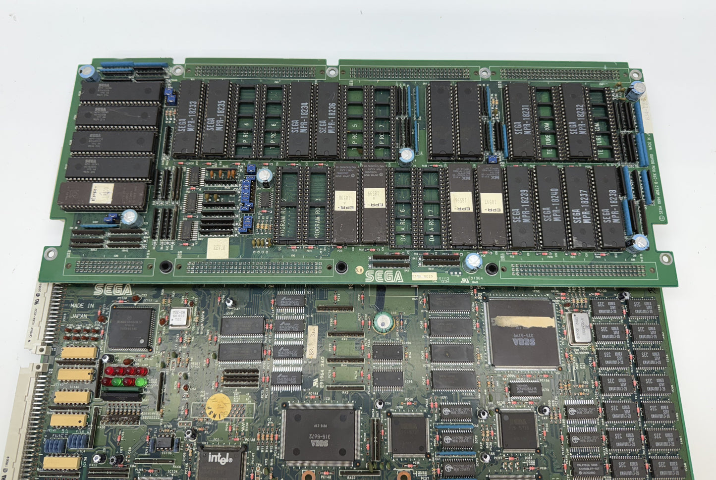 Indy 500 (Sega Model 2B) Circuit Board, Incomplete