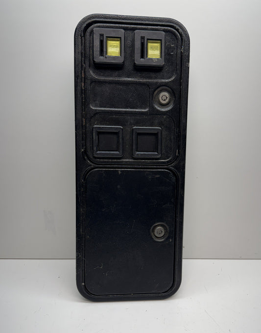Over / Under 2-Slot Happ Controls Coin Door