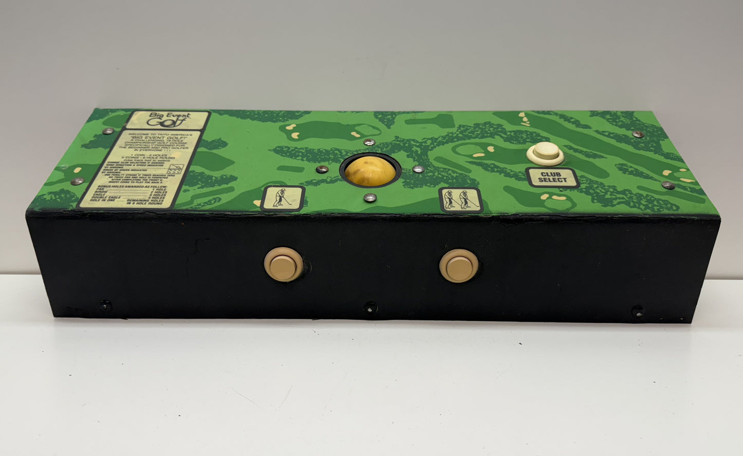 Big Event Golf (Converted Front Line) Control Panel