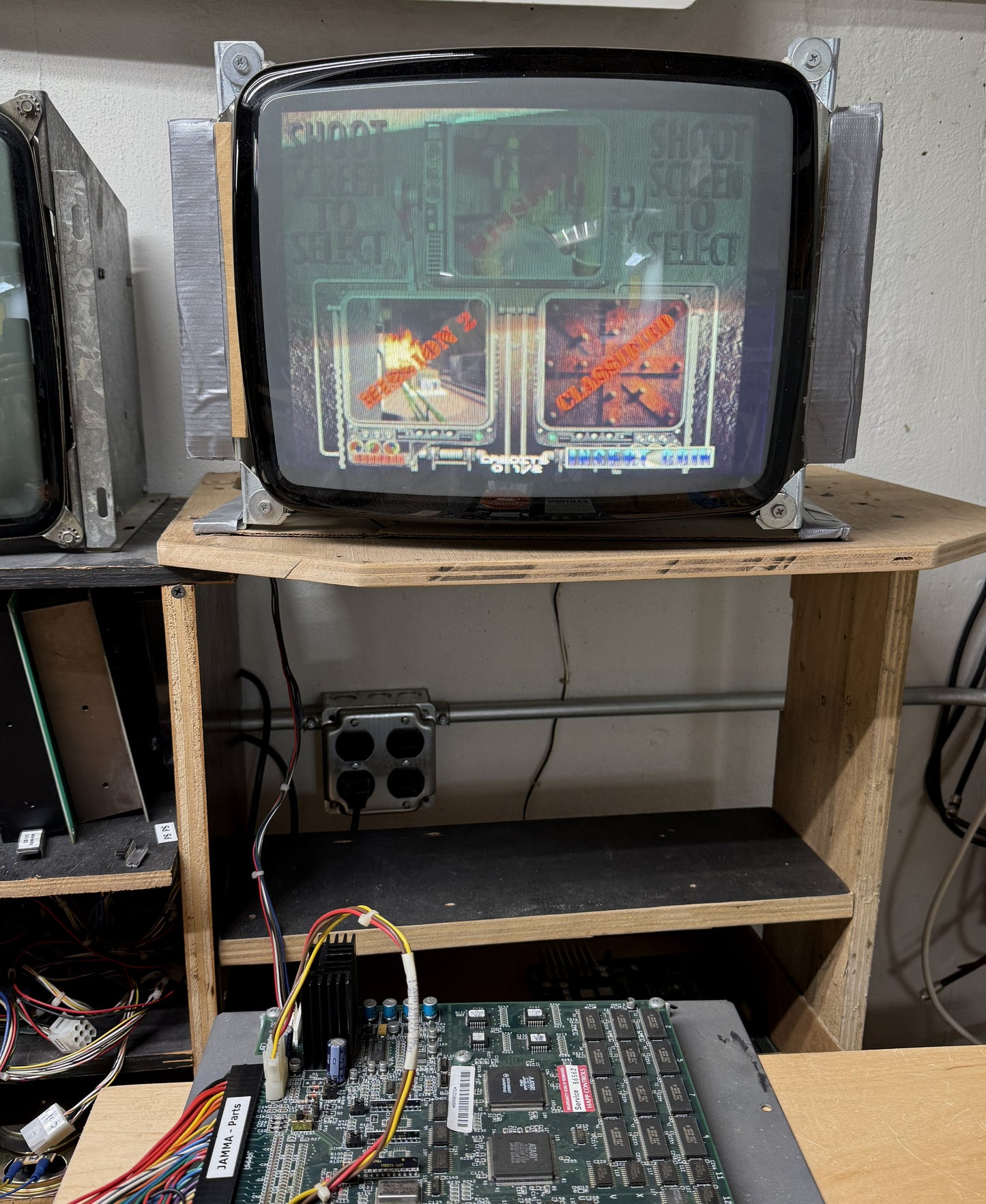 Maximum Force Jamma Circuit Board, Working