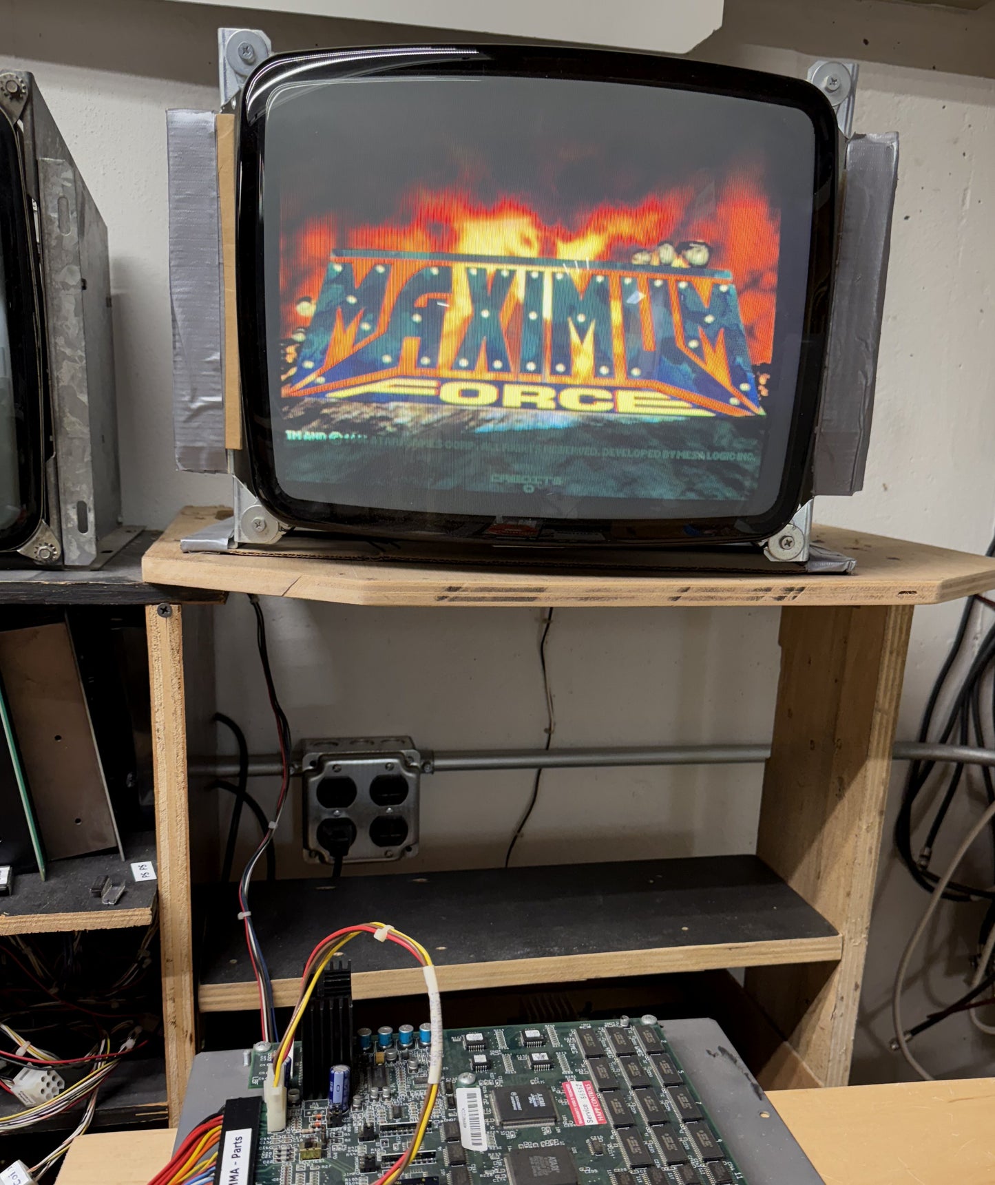 Maximum Force Jamma Circuit Board, Working