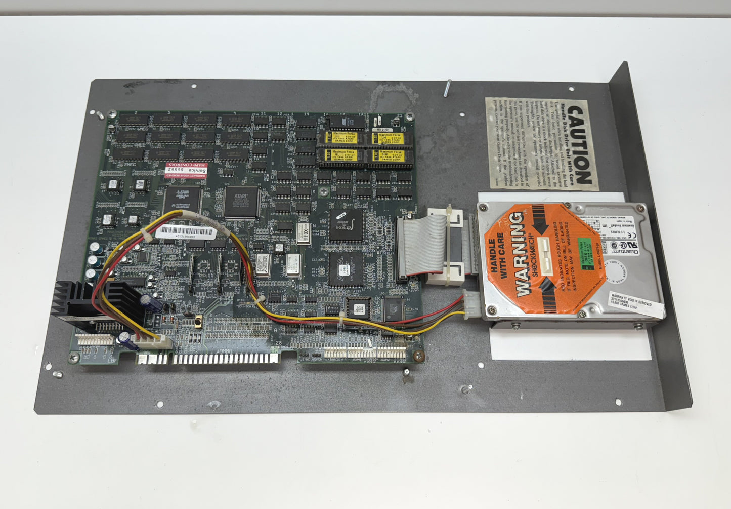 Maximum Force Jamma Circuit Board, Working