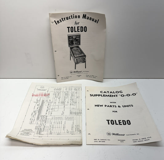 Toledo Pinball Manual & Schematics