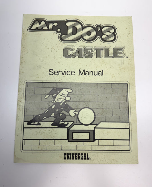 Mr. Do!'s Castle Arcade Manual (Mr. Do! Cover)