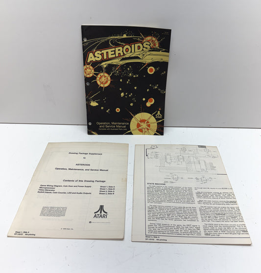 Asteroids Manual & Schematics