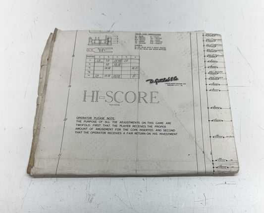 Hi-Score Pinball (Gottlieb) Schematics