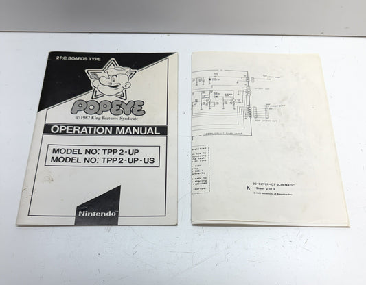 Popeye Upright Operation Manual & Schematics