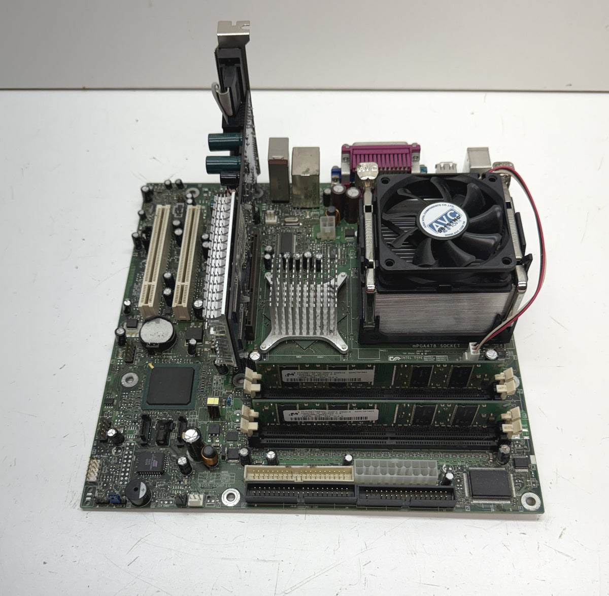 Silver Strike Bowling Nighthawk Computer Motherboard, Works