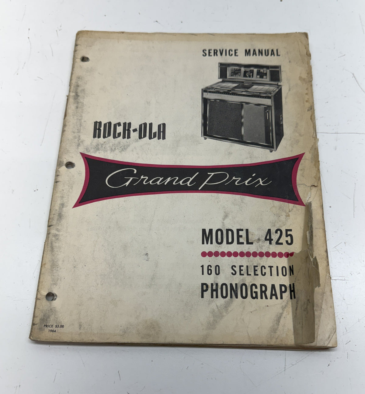 Rock-Ola 425 Grand Prix Service Manual