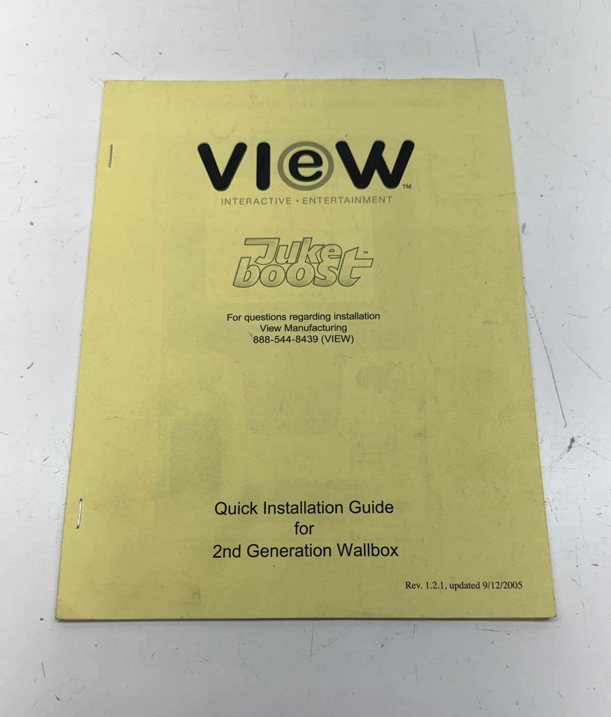 View Jukeboost Quick Installation Guide for 2nd Generation Wallbox