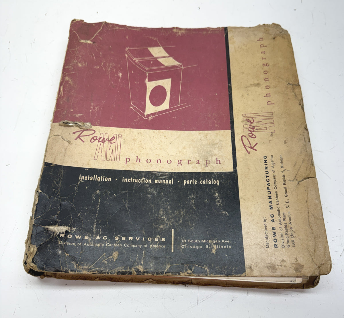Rowe AMI Phonograph Installation Manual / Parts Catalog