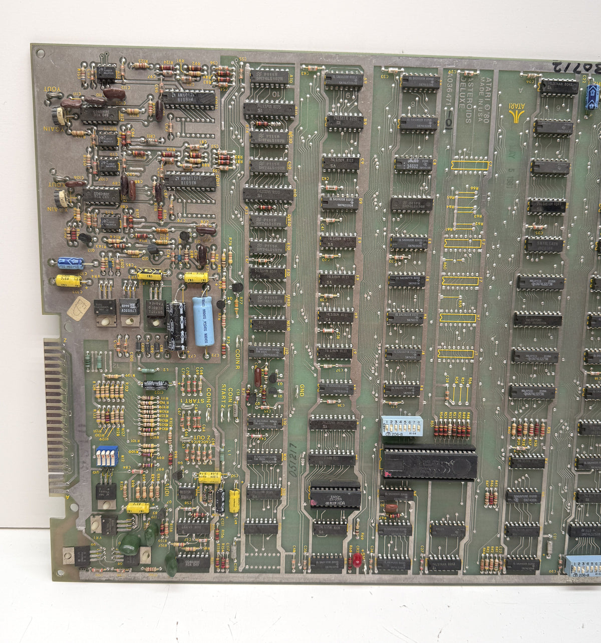 Asteroids Deluxe Board for Repair