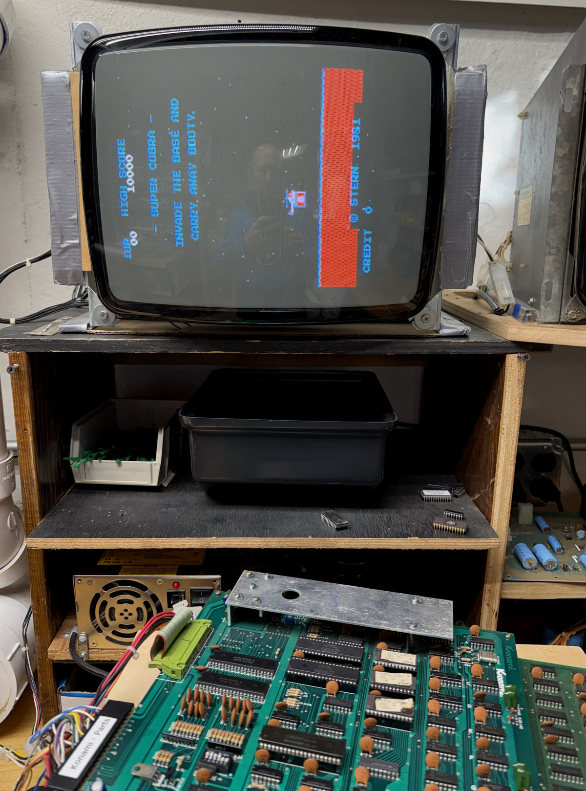 Super Cobra Arcade Board, Works