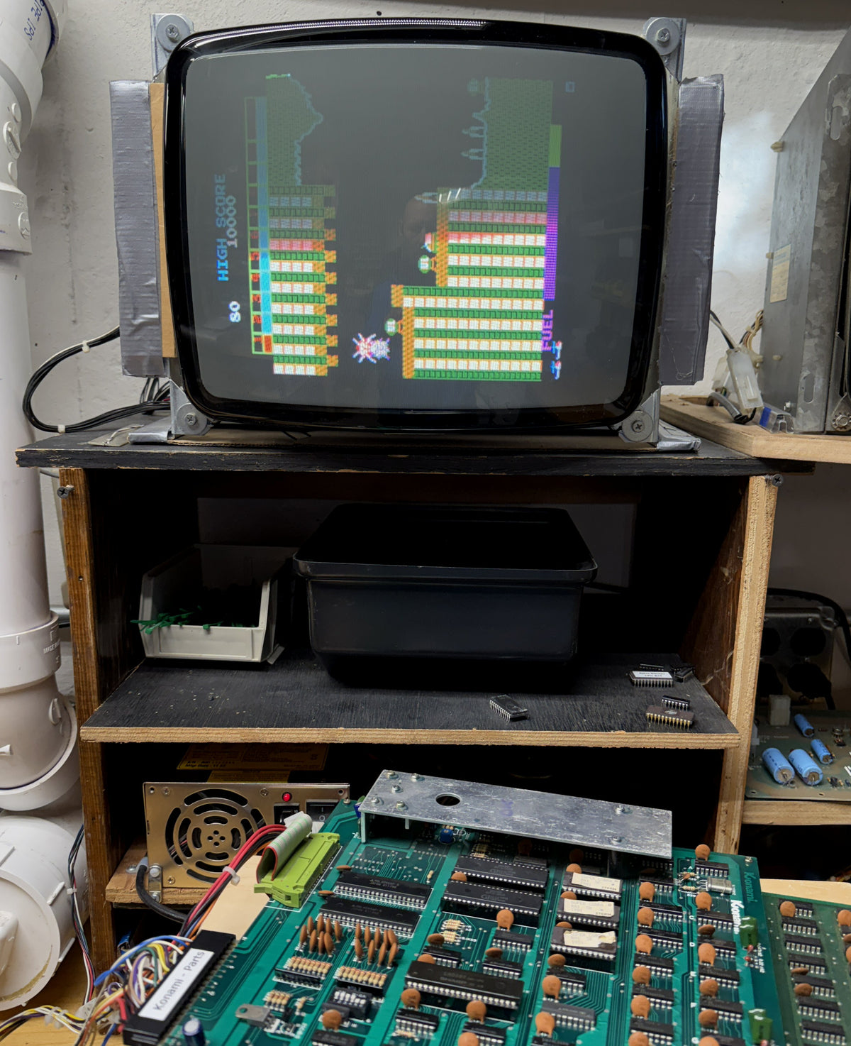 Super Cobra Arcade Board, Works