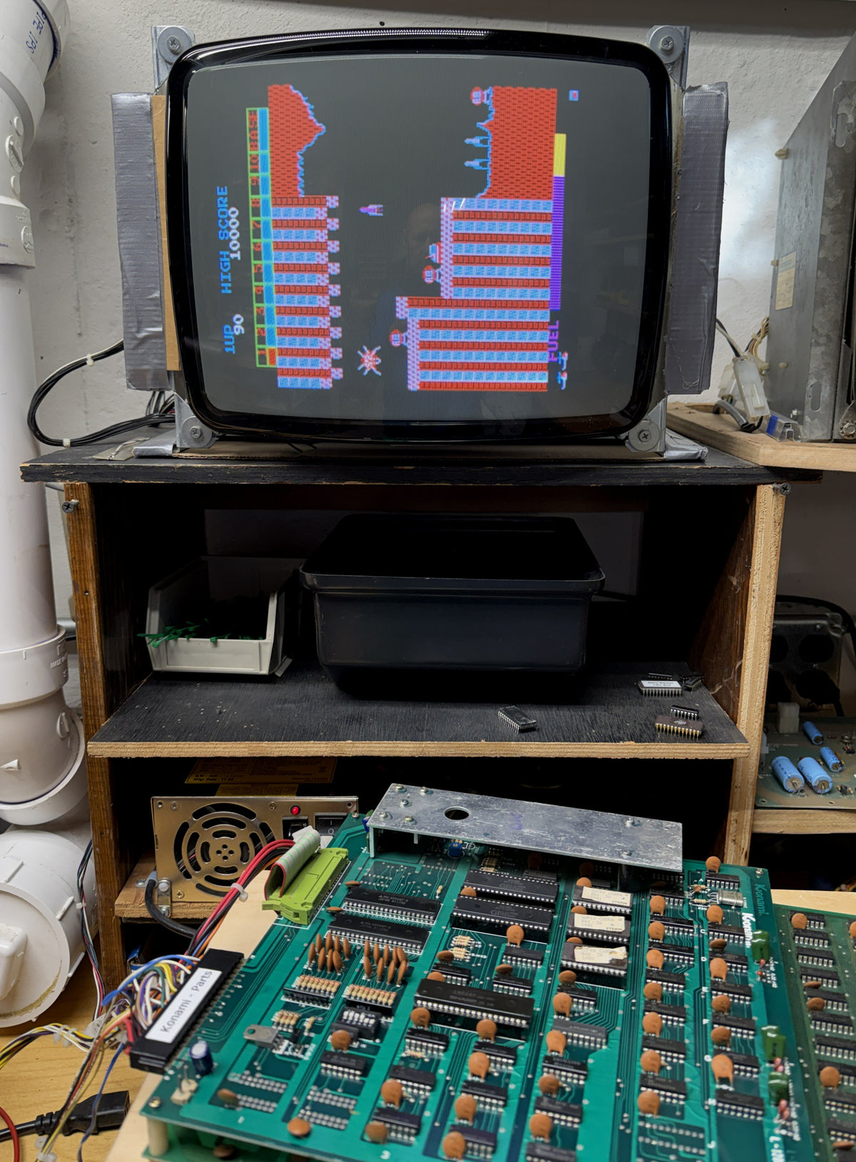 Super Cobra Arcade Board, Works