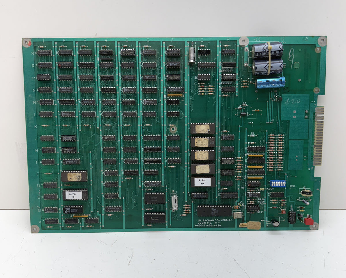 Jr. Pac-Man Circuit Board, Works (DC version)