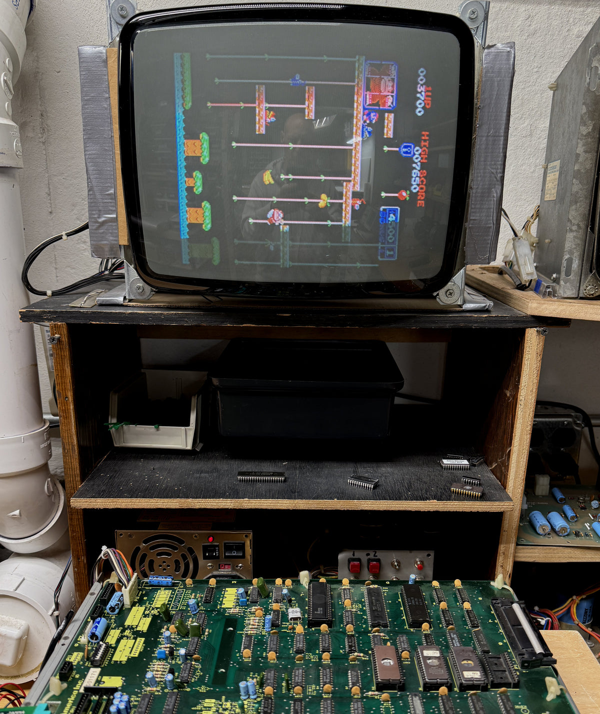 Donkey Kong Junior Circuit Board, Works