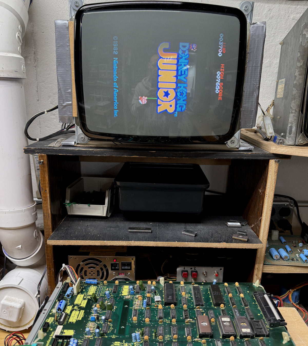 Donkey Kong Junior Circuit Board, Works