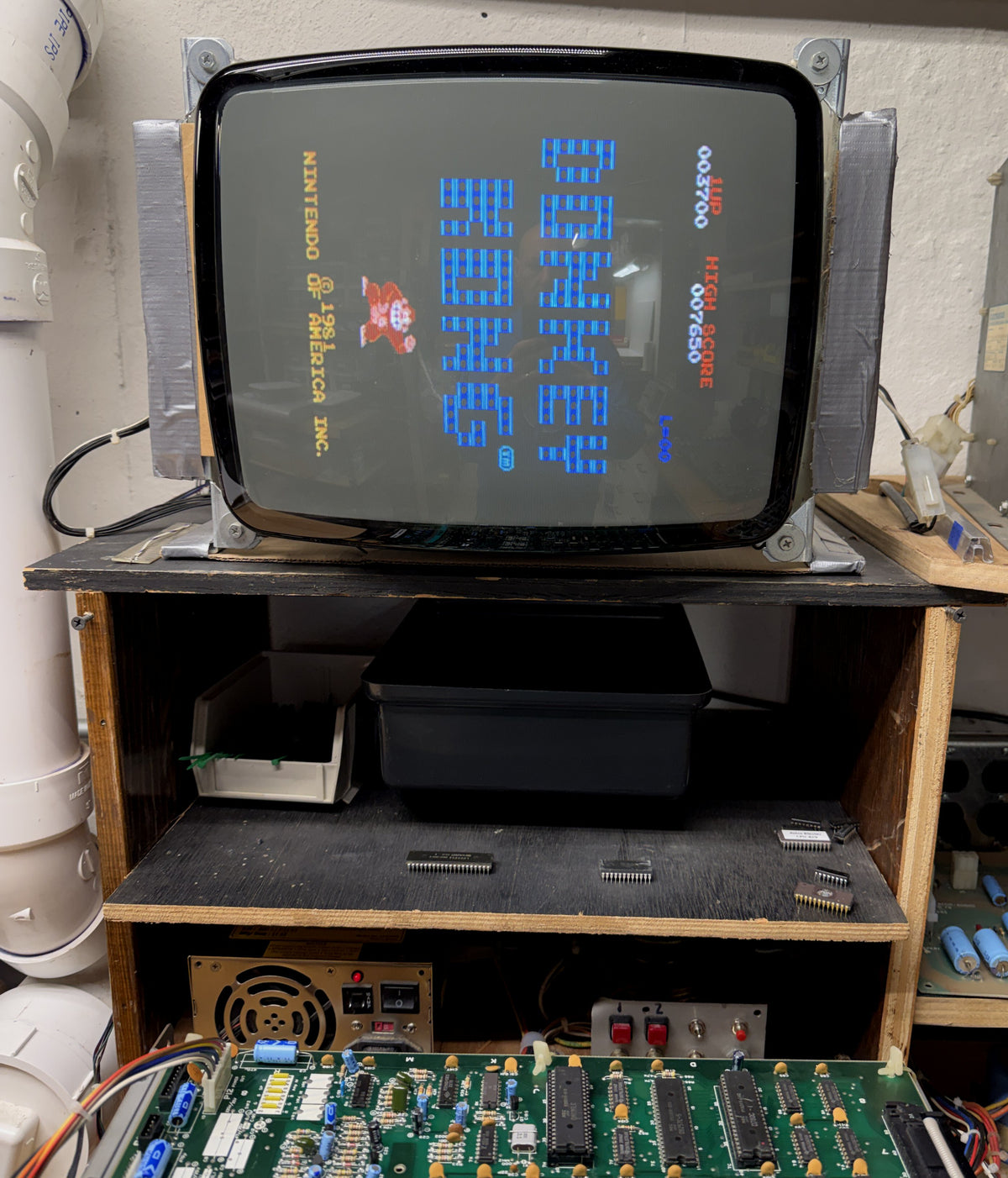 Donkey Kong Circuit Board, Working