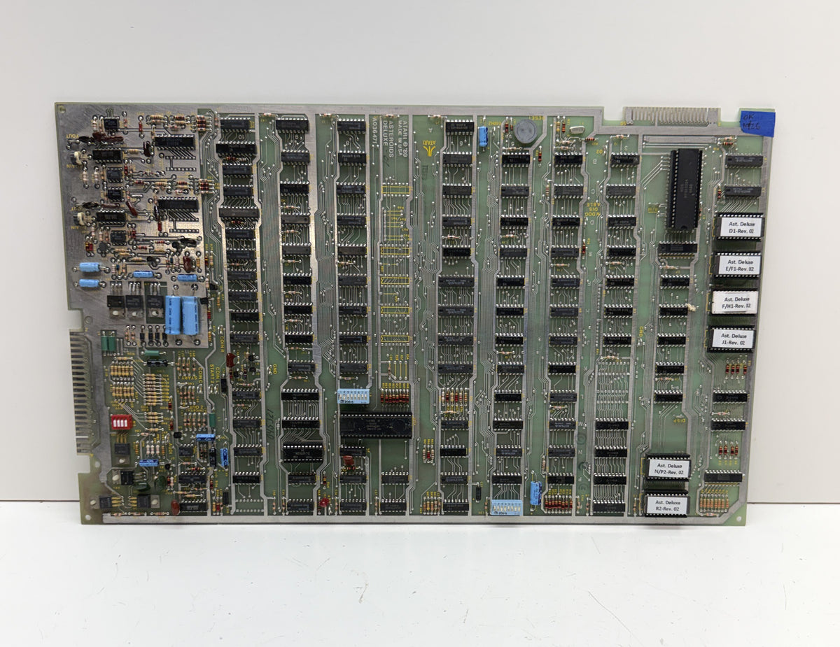 Asteroids Deluxe Circuit Board, Working, As-is