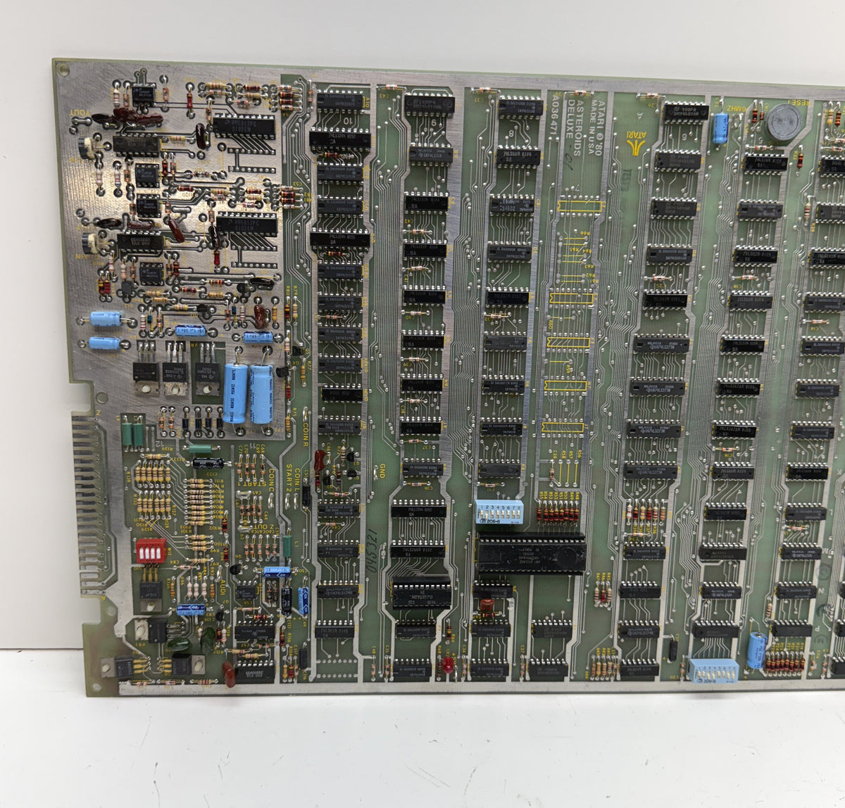 Asteroids Deluxe Circuit Board, Working, As-is