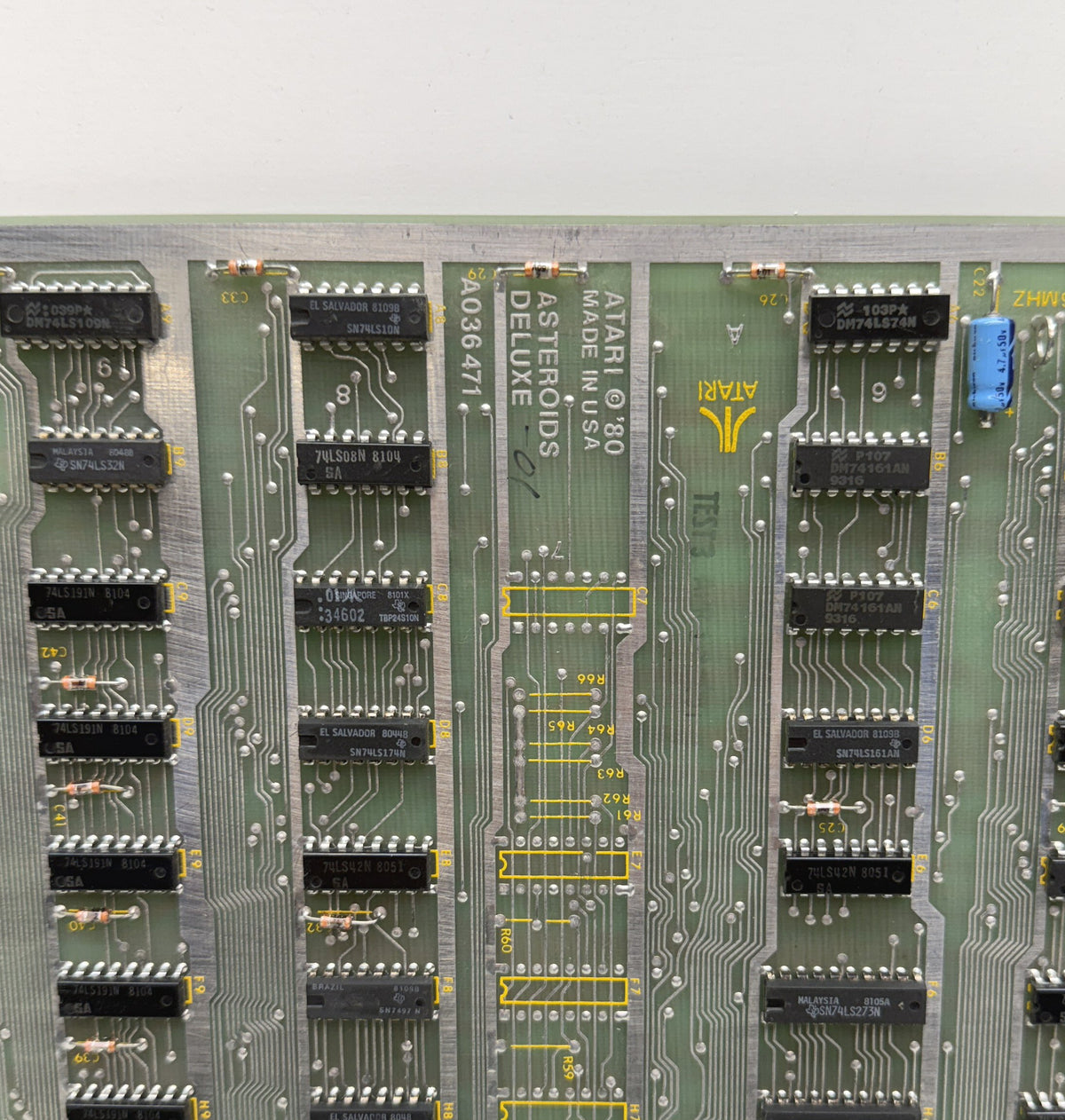 Asteroids Deluxe Circuit Board, Working, As-is