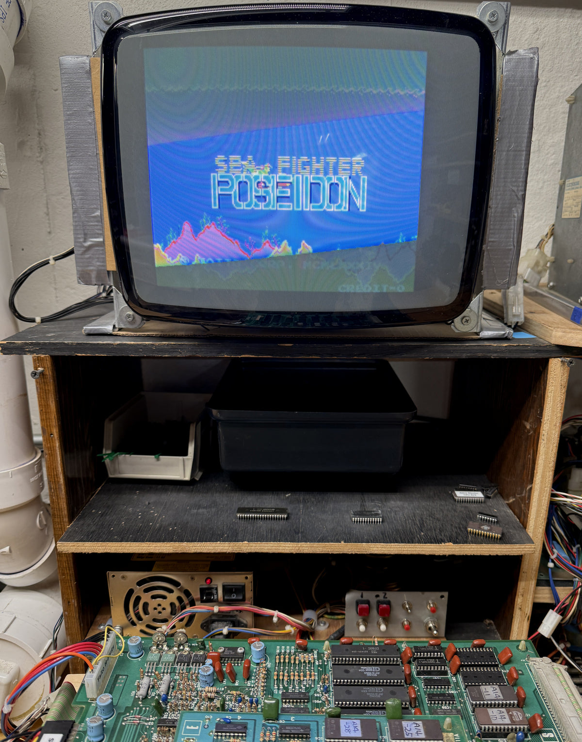 Sea Fighter Poseidon Circuit Board, Working